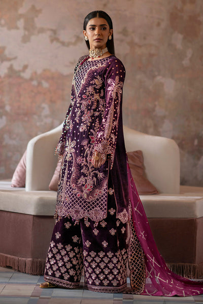 Emaan Adeel | Saanjh Velvet Collection 24 |  Anika -  Emaan Adeel Ladies Clothes - Original Designer Dress - House of Maryam