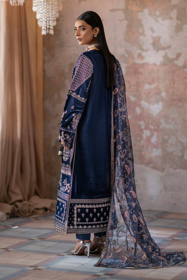 Emaan Adeel | Saanjh Velvet Collection 24 | Roshni -  Emaan Adeel Ladies Clothes -  House of Maryam
