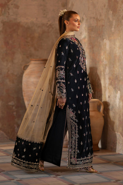 Emaan Adeel | Saanjh Velvet Collection 24 |  Ishaan -  Emaan Adeel Ladies Clothes - Original Designer Dress - House of Maryam