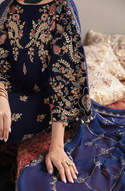 Emaan Adeel | Saanjh Velvet Collection 24 |  MK-03 Falak -  Emaan Adeel Ladies Clothes - Original Designer Dress - House of Maryam