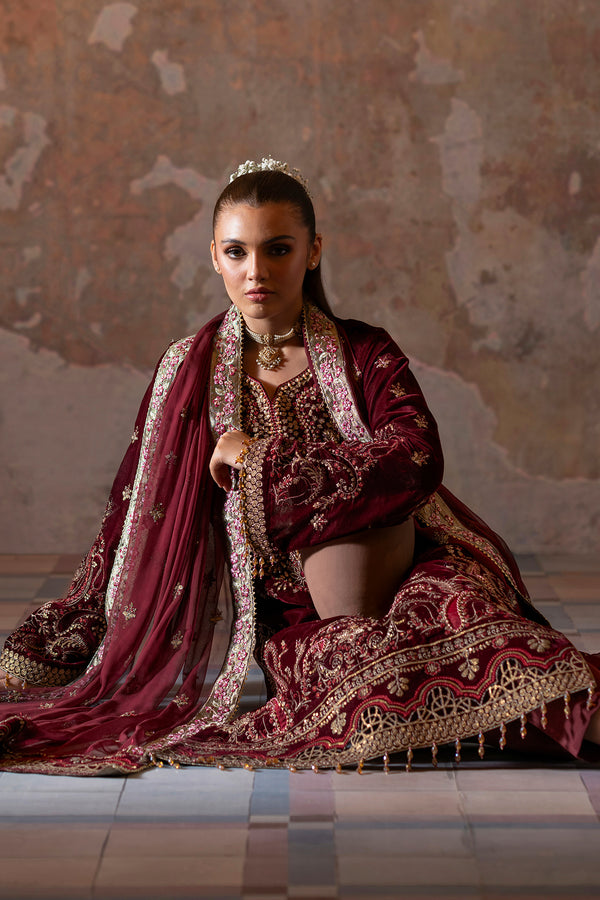 Emaan Adeel | Saanjh Velvet Collection 24 |  Tara -  Emaan Adeel Ladies Clothes - Original Designer Dress - House of Maryam