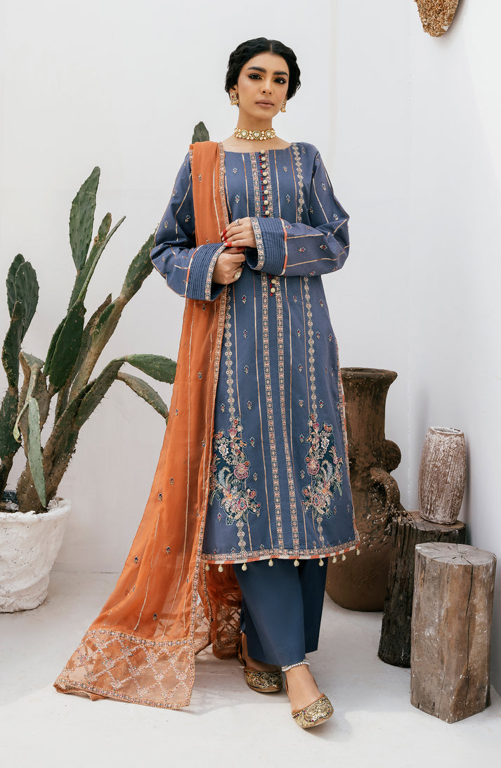 Emaan Adeel | Gul Mohr Eid Pret | AMBER by Designer Emaan Adeel - House of Maryam - Pakistani Designer Ethnic Wear in {{ shop.shopifyCountryName }}