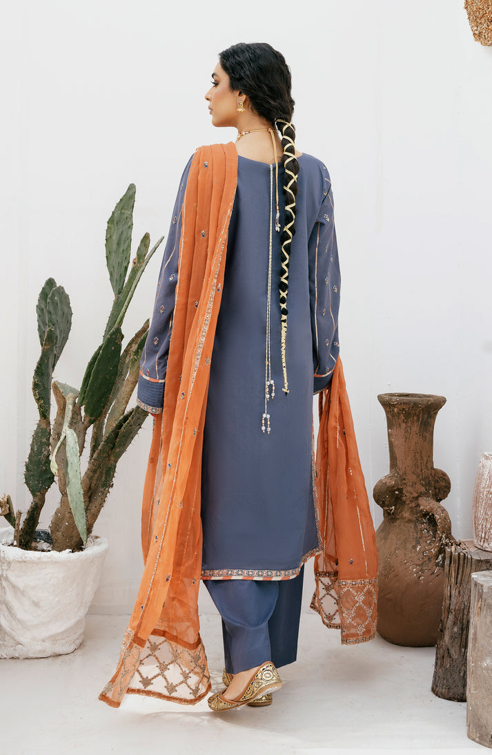 Emaan Adeel | Gul Mohr Eid Pret | AMBER -  Emaan Adeel Luxury - Original Designer Dress - House of Maryam
