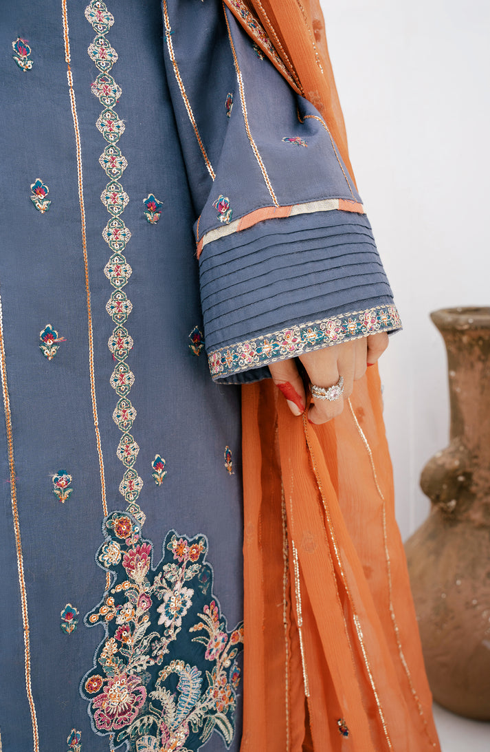 Emaan Adeel | Gul Mohr Eid Pret | AMBER -  Emaan Adeel Luxury - Original Designer Dress - House of Maryam