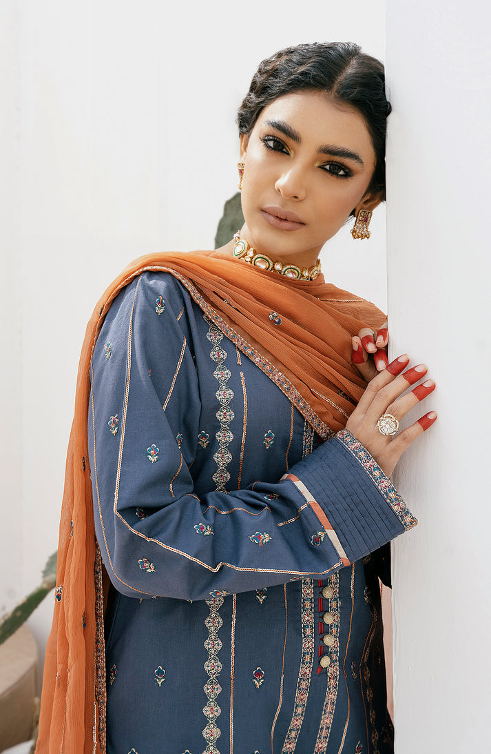 Emaan Adeel | Gul Mohr Eid Pret | AMBER -  Emaan Adeel Luxury - Original Designer Dress - House of Maryam