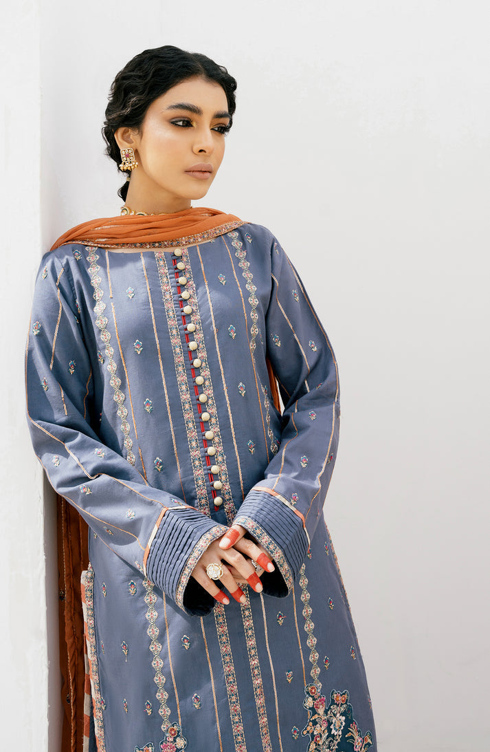 Emaan Adeel | Gul Mohr Eid Pret | AMBER -  Emaan Adeel Luxury - Original Designer Dress - House of Maryam