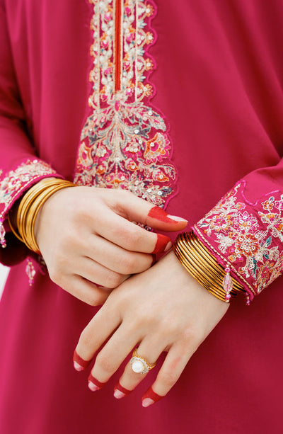 Emaan Adeel | Gul Mohr Eid Pret | DANEEN -  Emaan Adeel Luxury - Original Designer Dress - House of Maryam