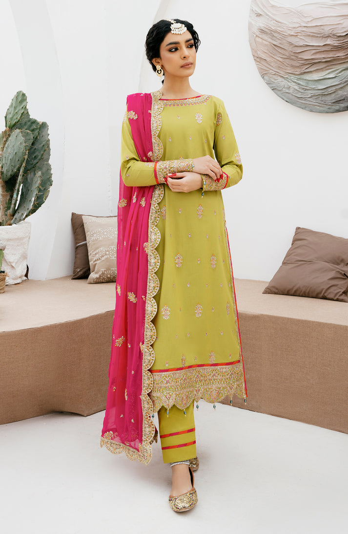 Emaan Adeel | Gul Mohr Eid Pret | ESHAL -  Emaan Adeel Luxury - Original Designer Dress - House of Maryam