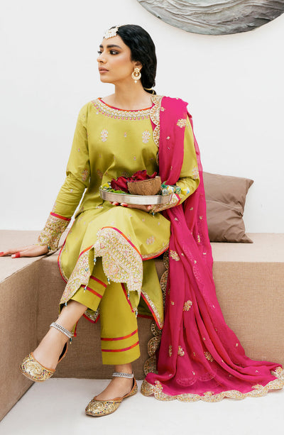 Emaan Adeel | Gul Mohr Eid Pret | ESHAL -  Emaan Adeel Luxury - Original Designer Dress - House of Maryam