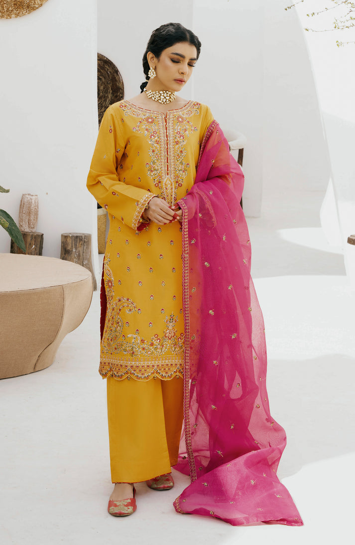 Emaan Adeel | Gul Mohr Eid Pret | WASHMA -  Emaan Adeel Luxury - Original Designer Dress - House of Maryam