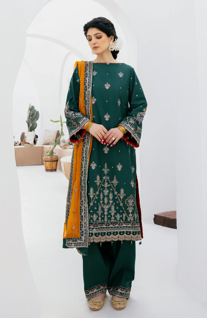Emaan Adeel | Gul Mohr Eid Pret | NUHA -  Emaan Adeel Luxury - Original Designer Dress - House of Maryam