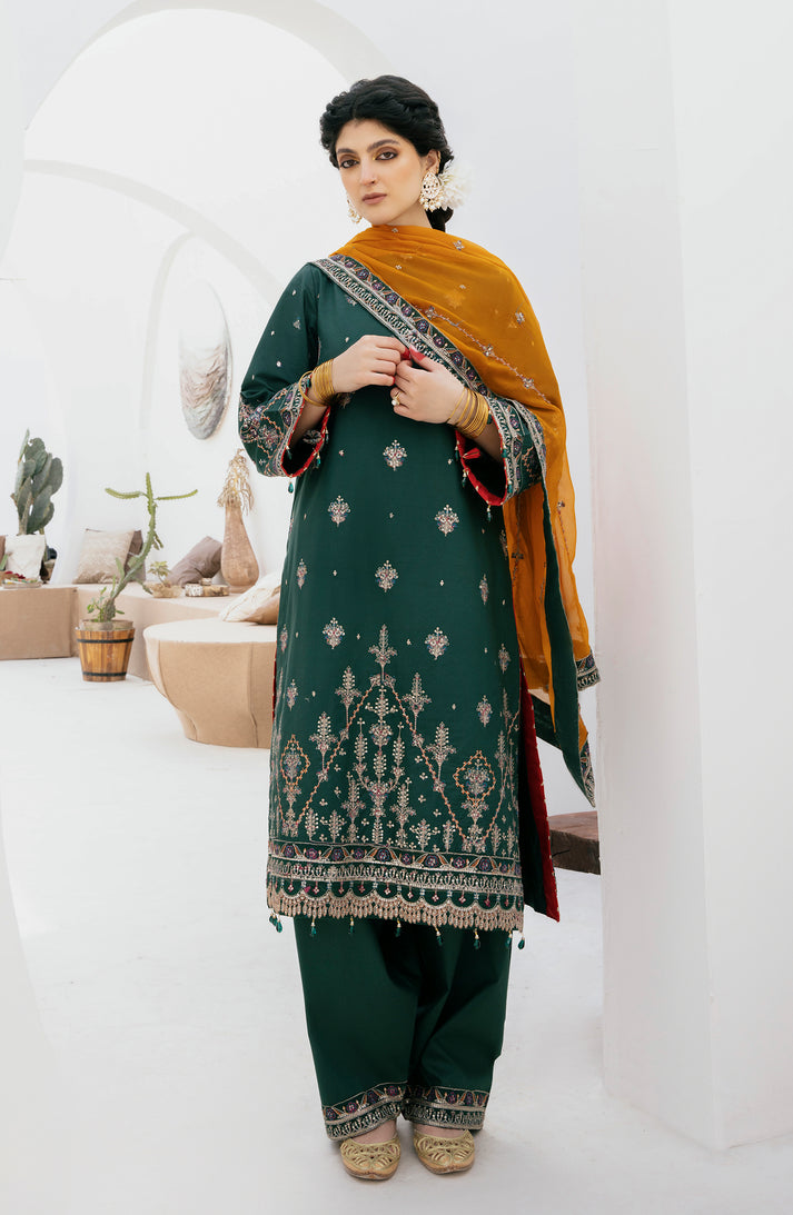 Emaan Adeel | Gul Mohr Eid Pret | NUHA -  Emaan Adeel Luxury - Original Designer Dress - House of Maryam