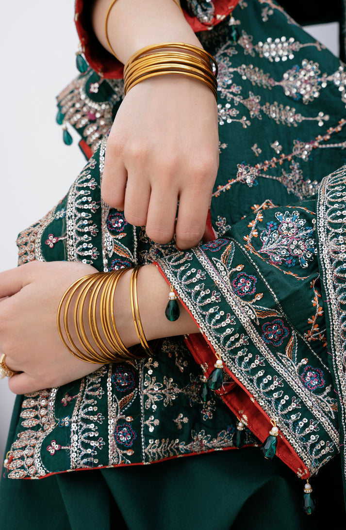 Emaan Adeel | Gul Mohr Eid Pret | NUHA -  Emaan Adeel Luxury - Original Designer Dress - House of Maryam