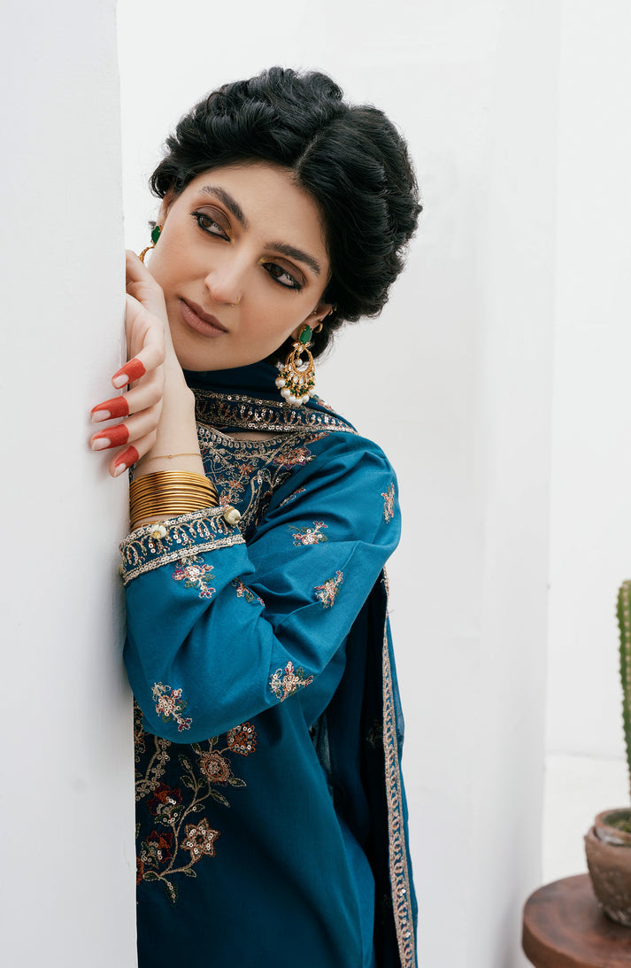 Emaan Adeel | Gul Mohr Eid Pret | ZABEEN -  Emaan Adeel Luxury - Original Designer Dress - House of Maryam