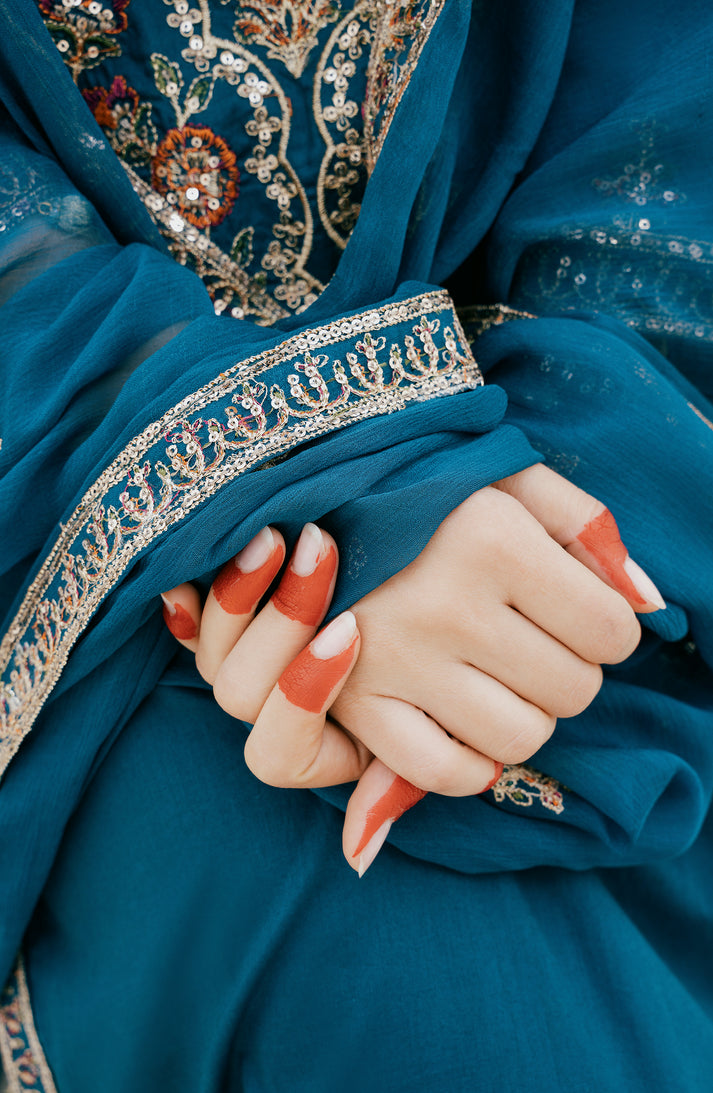 Emaan Adeel | Gul Mohr Eid Pret | ZABEEN -  Emaan Adeel Luxury - Original Designer Dress - House of Maryam