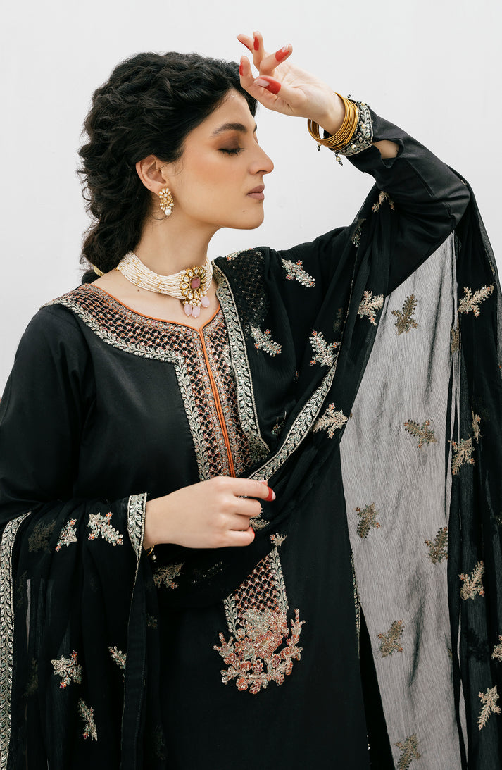 Emaan Adeel | Gul Mohr Eid Pret | MAHLAKA -  Emaan Adeel Luxury - Original Designer Dress - House of Maryam