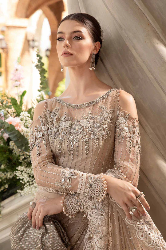Maria B | Mbroidered Fabrics 2024 | BD-2801 -  Maria B Bridal - Original Designer Dress - House of Maryam