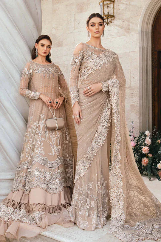Maria B | Mbroidered Fabrics 2024 | BD-2801 -  Maria B Bridal - Original Designer Dress - House of Maryam