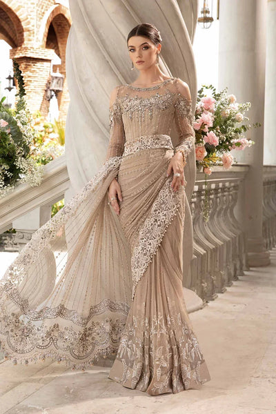 Maria B | Mbroidered Fabrics 2024 | BD-2801 -  Maria B Bridal - Original Designer Dress - House of Maryam