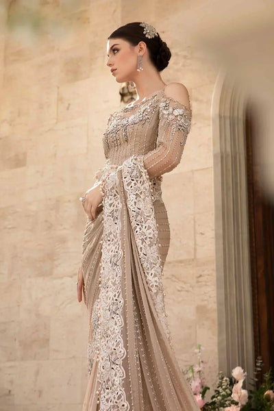 Maria B | Mbroidered Fabrics 2024 | BD-2801 -  Maria B Bridal - Original Designer Dress - House of Maryam