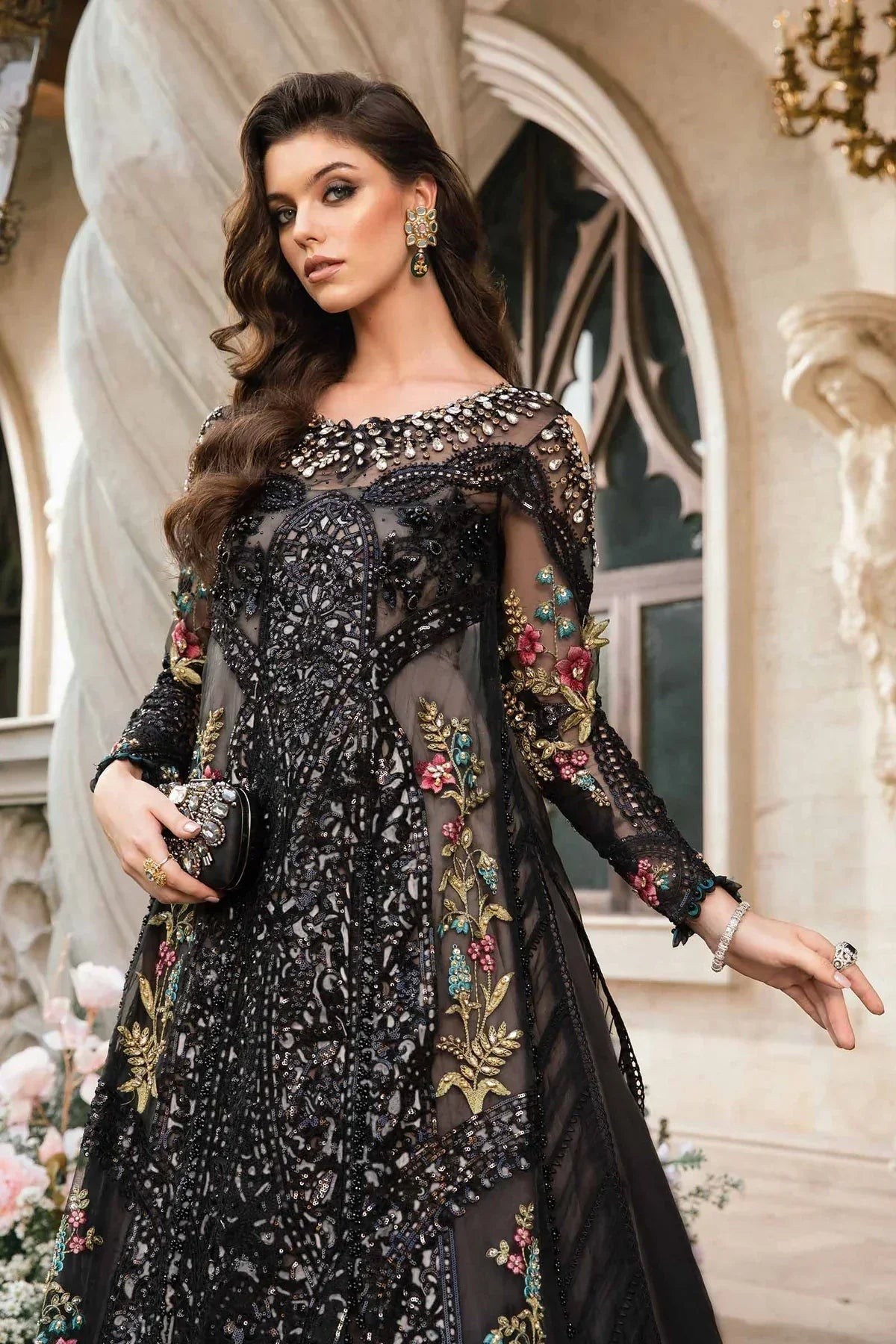 Maria B | Mbroidered Fabrics 2024 | BD-2802 -  Maria B Bridal - Original Designer Dress - House of Maryam
