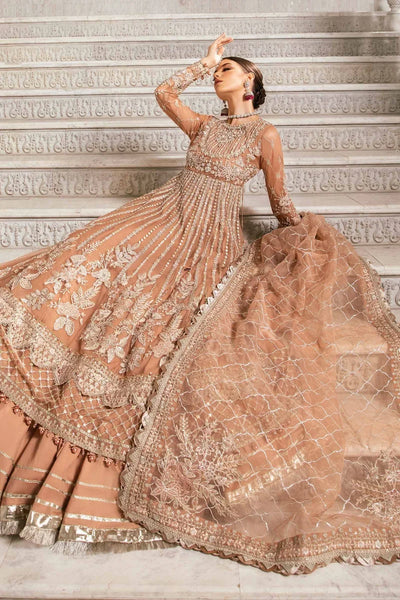 Maria B | Mbroidered Fabrics 2024 | BD-2804 -  Maria B Bridal - Original Designer Dress - House of Maryam