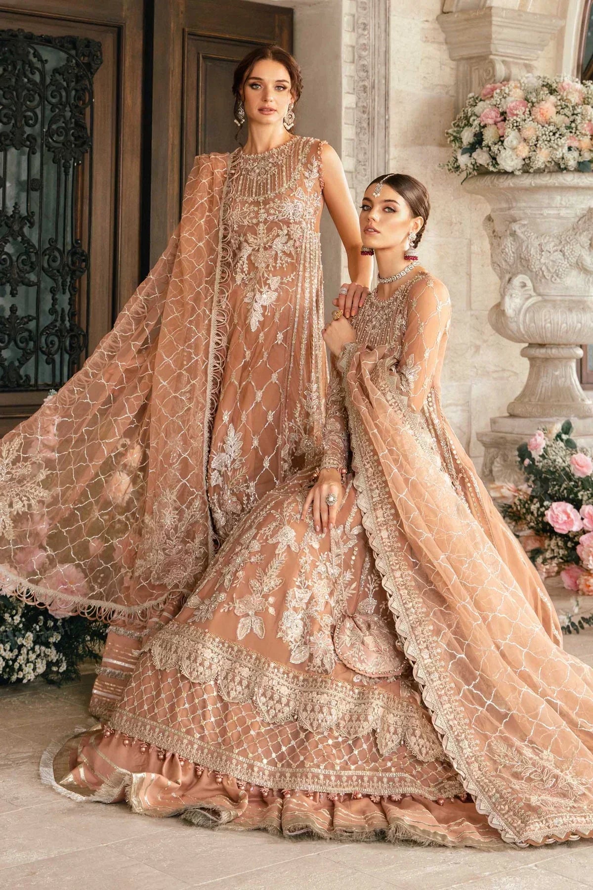 Maria B | Mbroidered Fabrics 2024 | BD-2804 -  Maria B Bridal - Original Designer Dress - House of Maryam