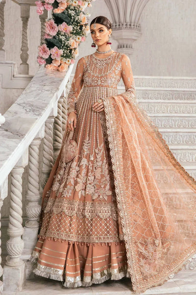 Maria B | Mbroidered Fabrics 2024 | BD-2804 -  Maria B Bridal - Original Designer Dress - House of Maryam