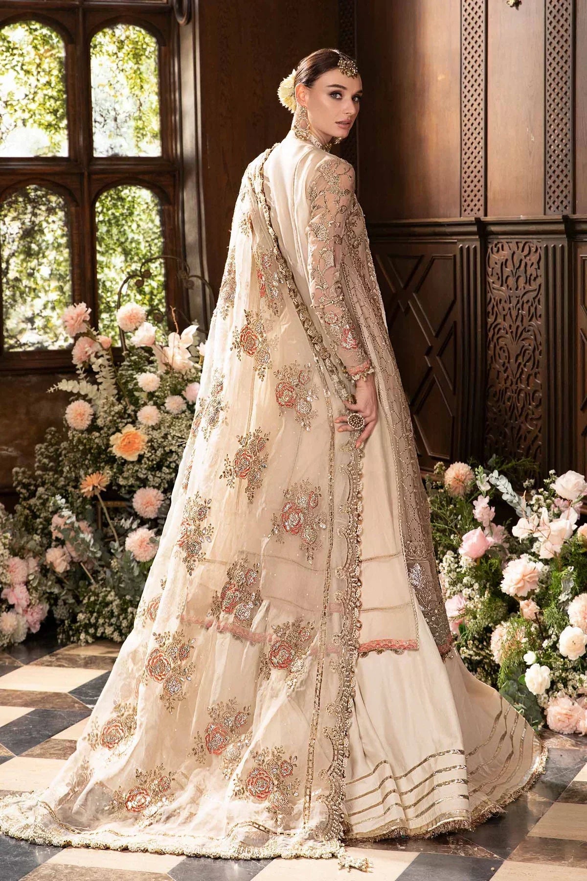 Maria B | Mbroidered Fabrics 2024 | BD-2805 -  Maria B Bridal - Original Designer Dress - House of Maryam