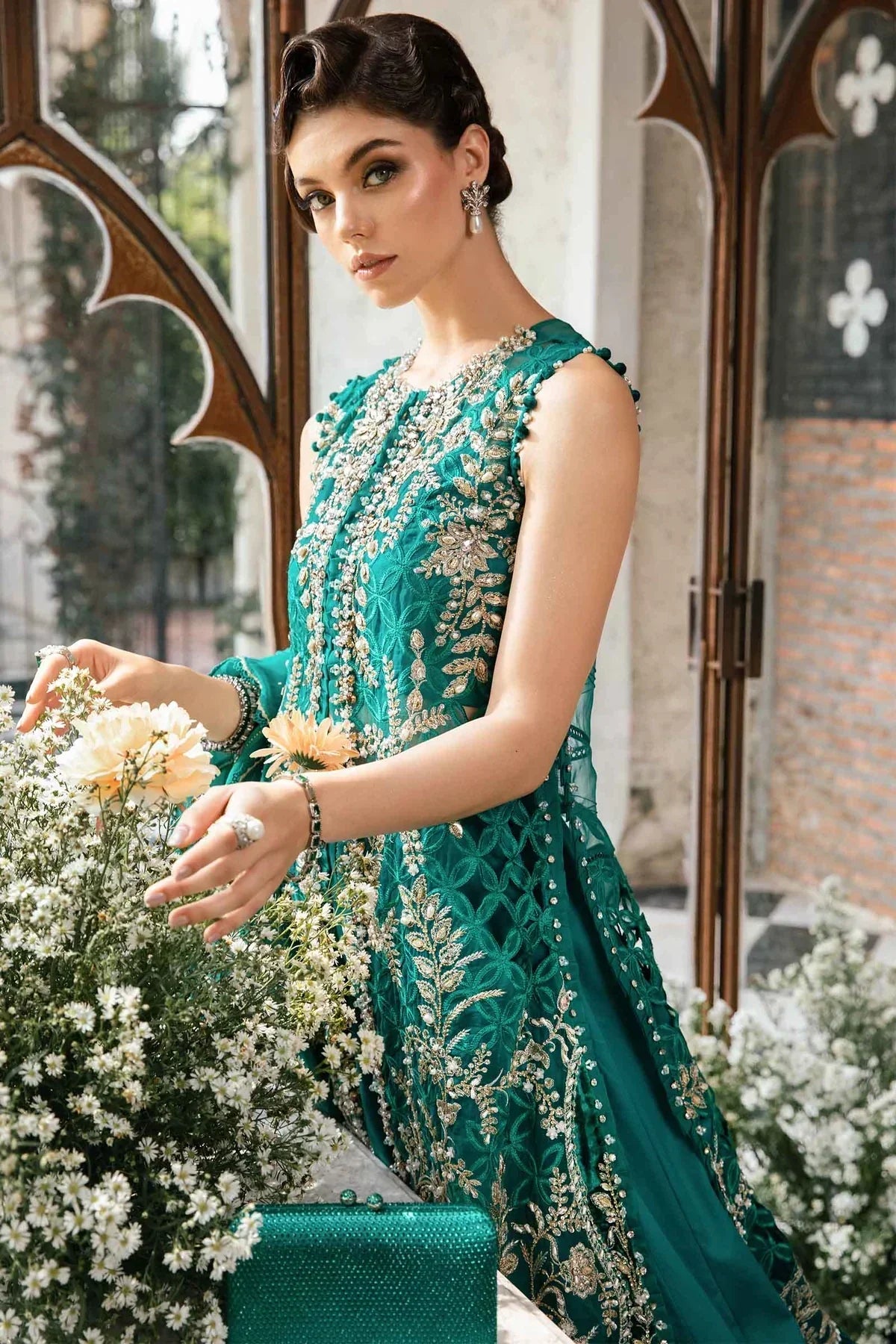 Maria B | Mbroidered Fabrics 2024 | BD-2806 by Designer Maria B - House of Maryam - Pakistani Designer Ethnic Wear in {{ shop.shopifyCountryName }}