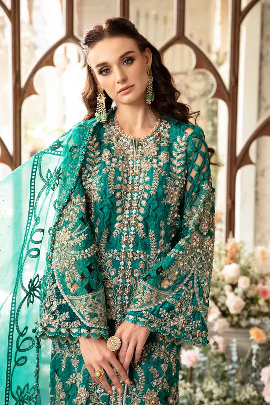 Maria B | Mbroidered Fabrics 2024 | BD-2806 -  Maria B Bridal - Original Designer Dress - House of Maryam