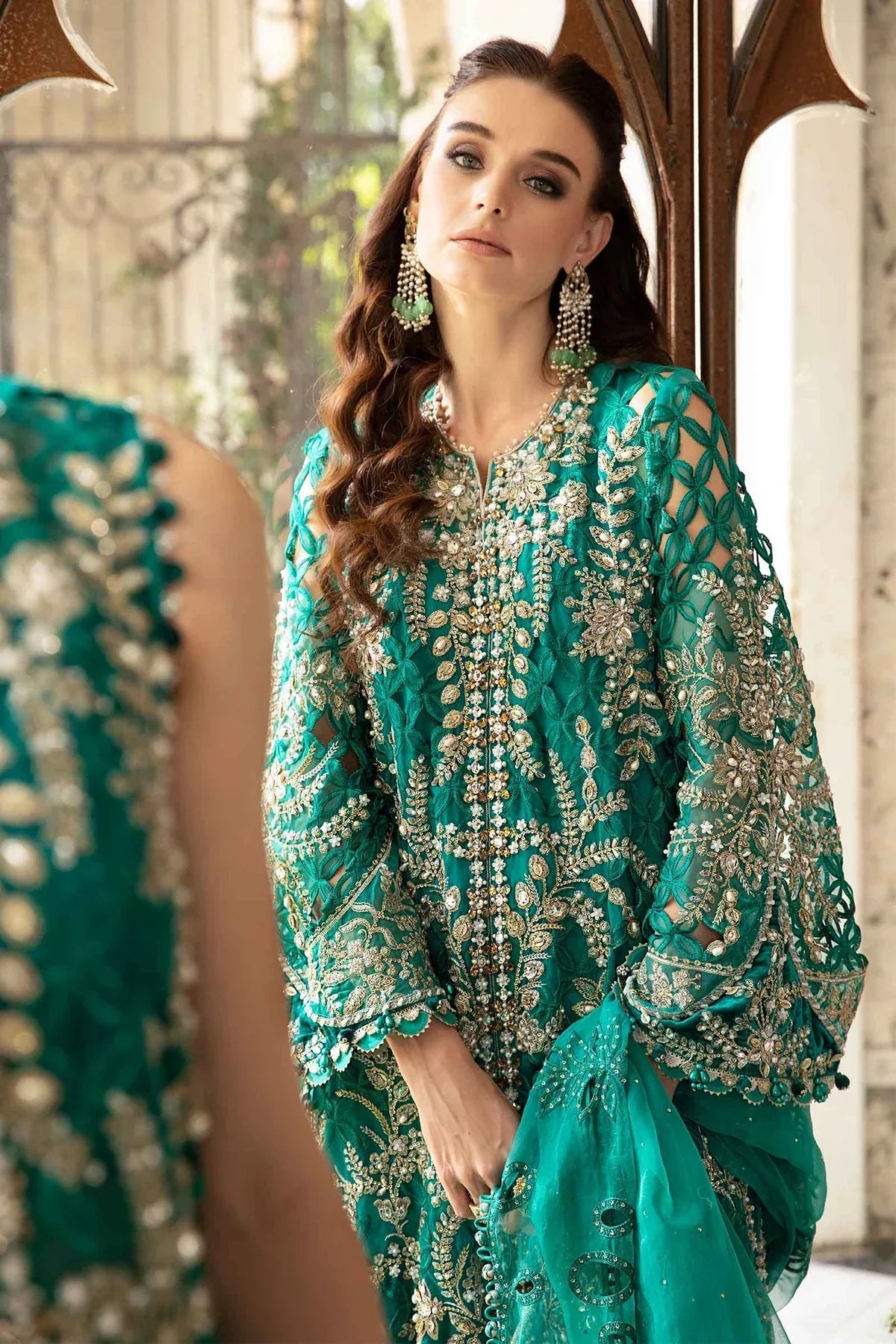 Maria B | Mbroidered Fabrics 2024 | BD-2806 -  Maria B Bridal - Original Designer Dress - House of Maryam