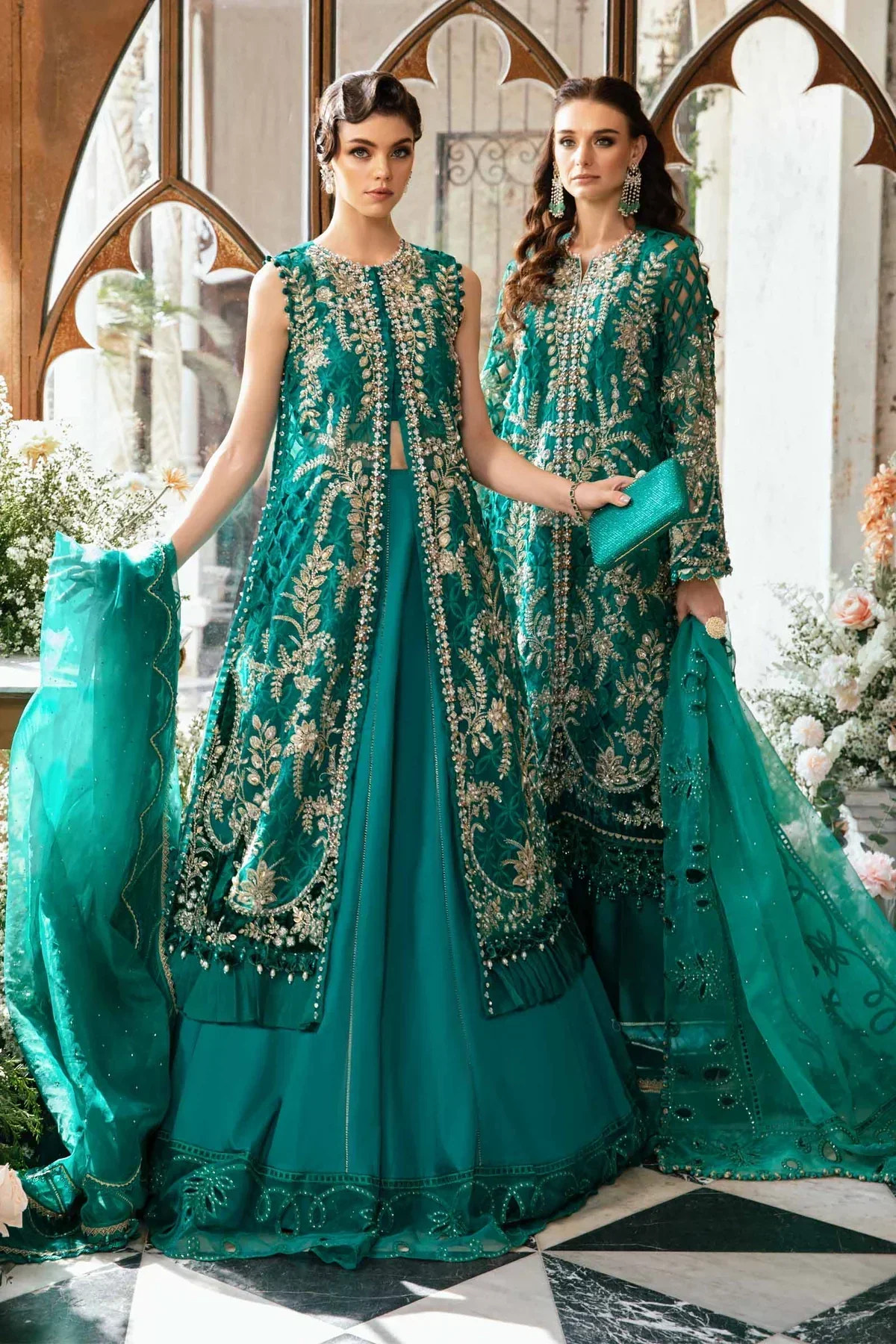Maria B | Mbroidered Fabrics 2024 | BD-2806 -  Maria B Bridal - Original Designer Dress - House of Maryam