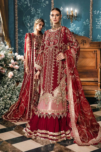 Maria B | Mbroidered Fabrics 2024 | BD-2807 -  Maria B Bridal - Original Designer Dress - House of Maryam