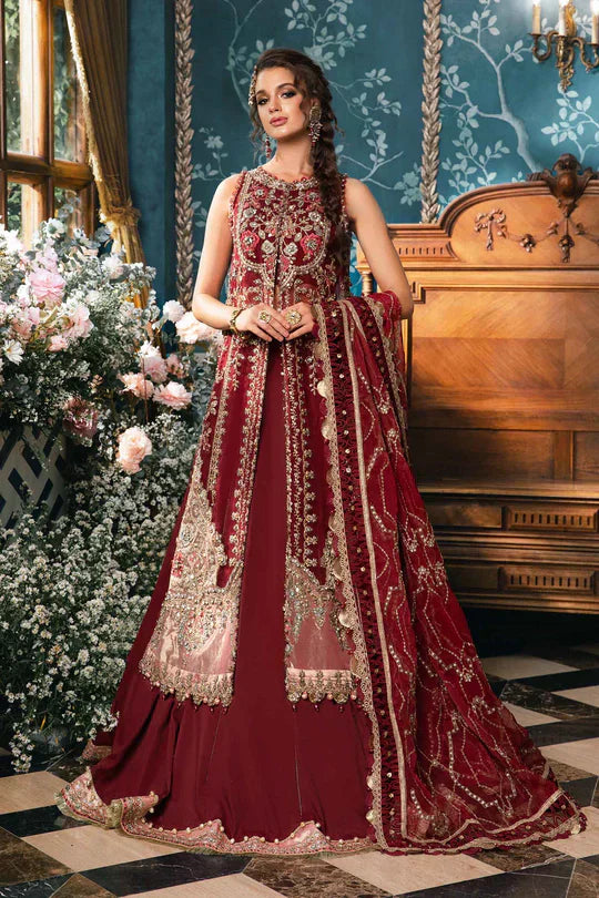 Maria B | Mbroidered Fabrics 2024 | BD-2807 -  Maria B Bridal - Original Designer Dress - House of Maryam