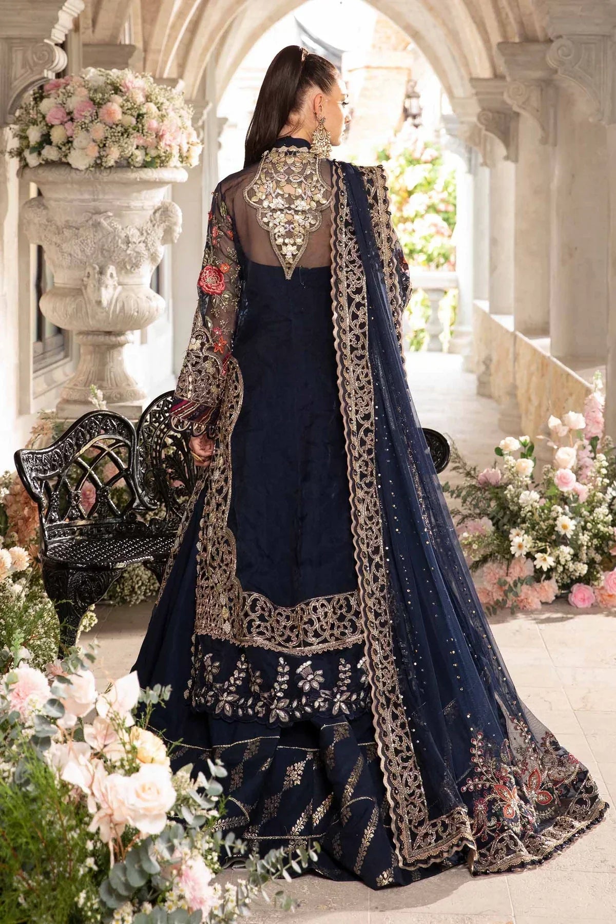 Maria B | Mbroidered Fabrics 2024 | BD-2808 -  Maria B Bridal - Original Designer Dress - House of Maryam