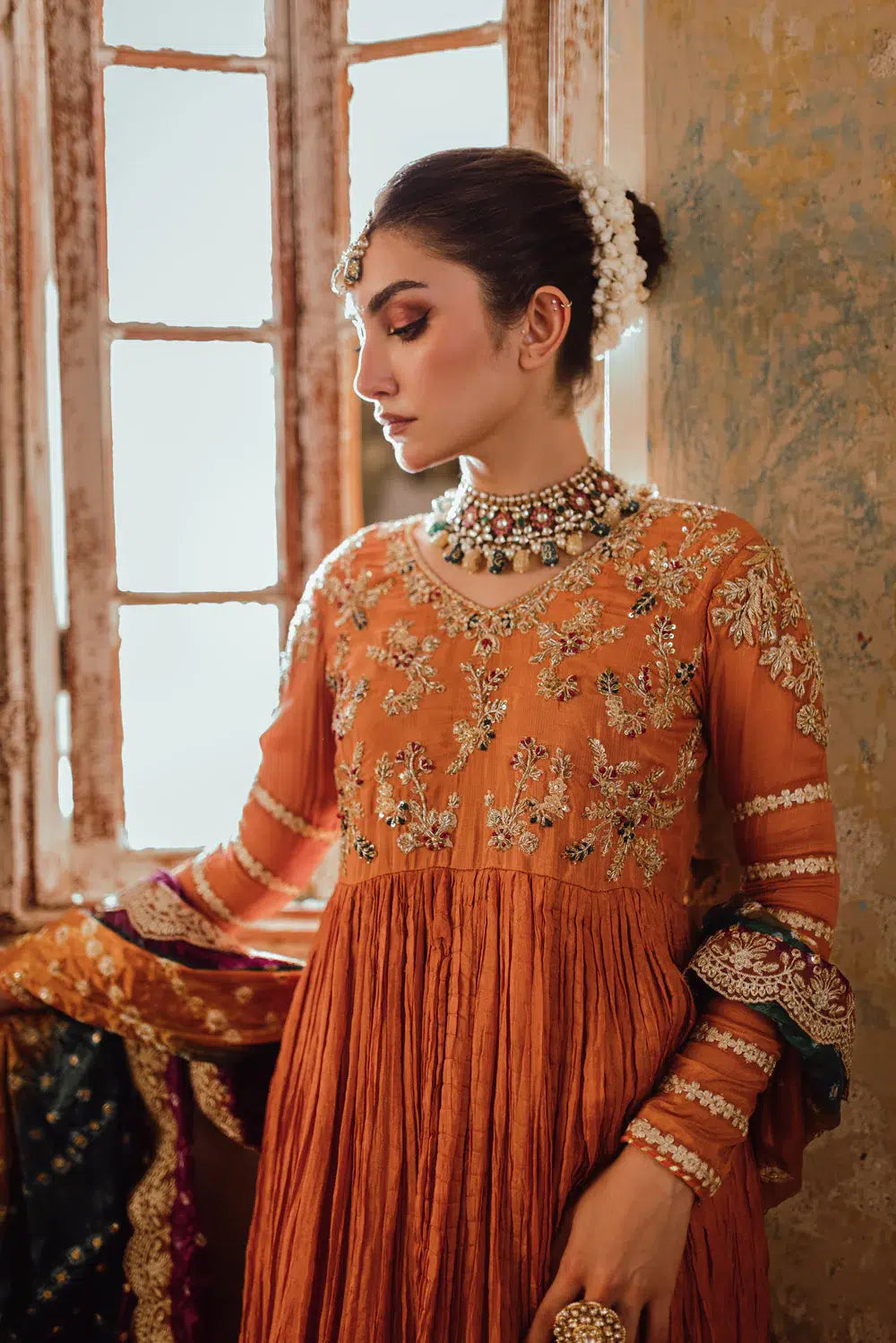 Azure | Embroidered Formals | Embre Blaze -  Azure Formal -  House of Maryam