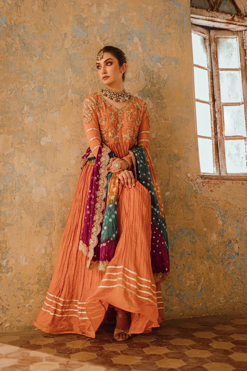Azure | Embroidered Formals | Embre Blaze -  Azure Formal - Original Designer Dress - House of Maryam