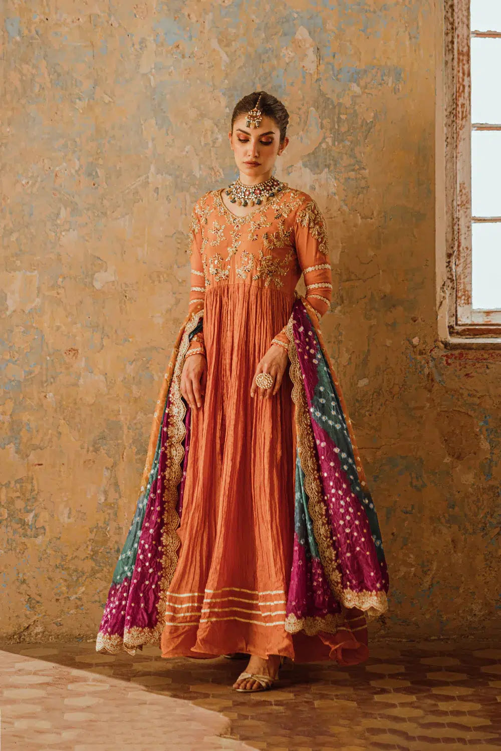 Azure | Embroidered Formals | Embre Blaze -  Azure Formal - Original Designer Dress - House of Maryam