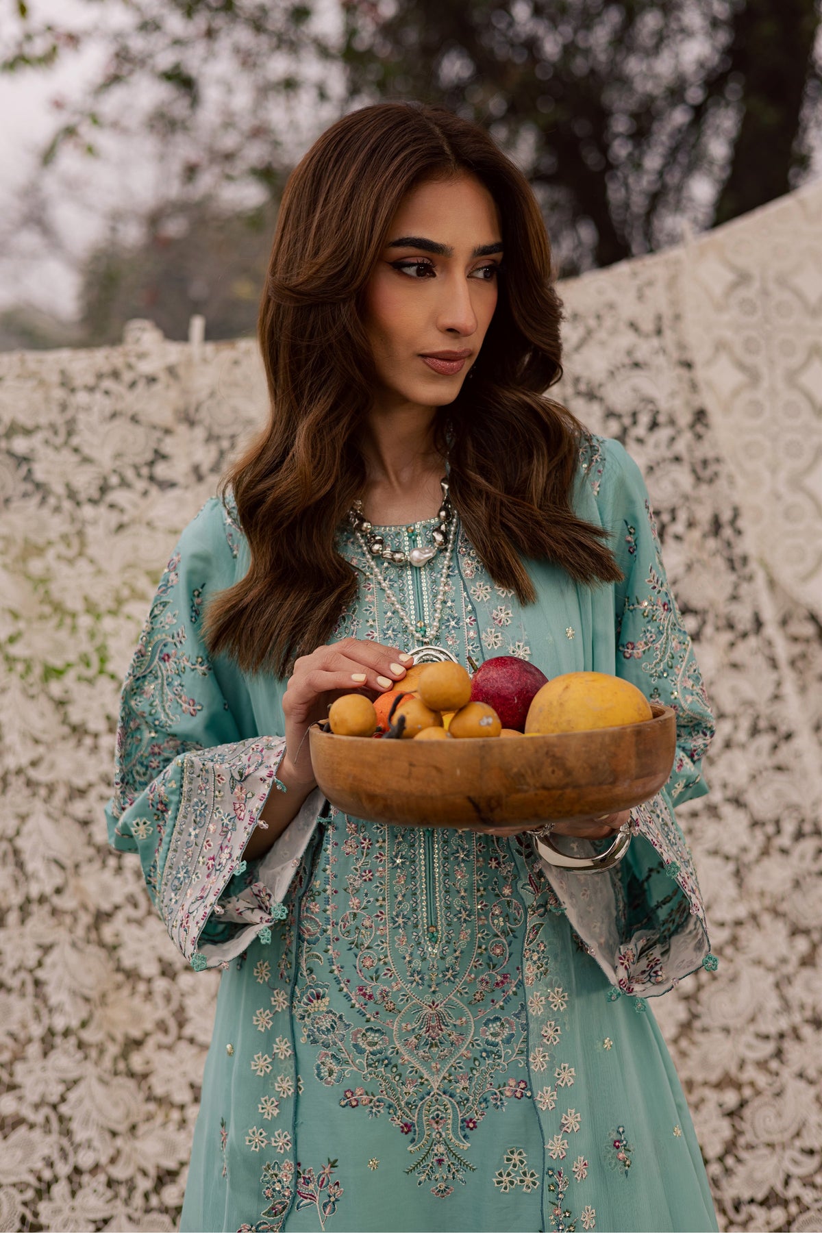 Batik | Soleil Luxury Lawn Edit 26' | Emerald Toska 3Pc, image 5