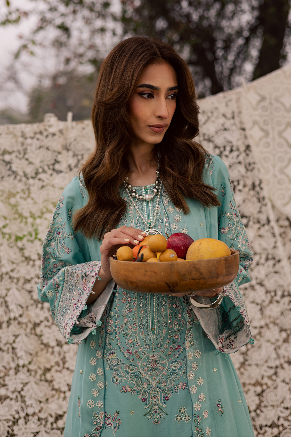 Batik | Soleil Luxury Lawn Edit 26' | Emerald Toska 3Pc, image 5