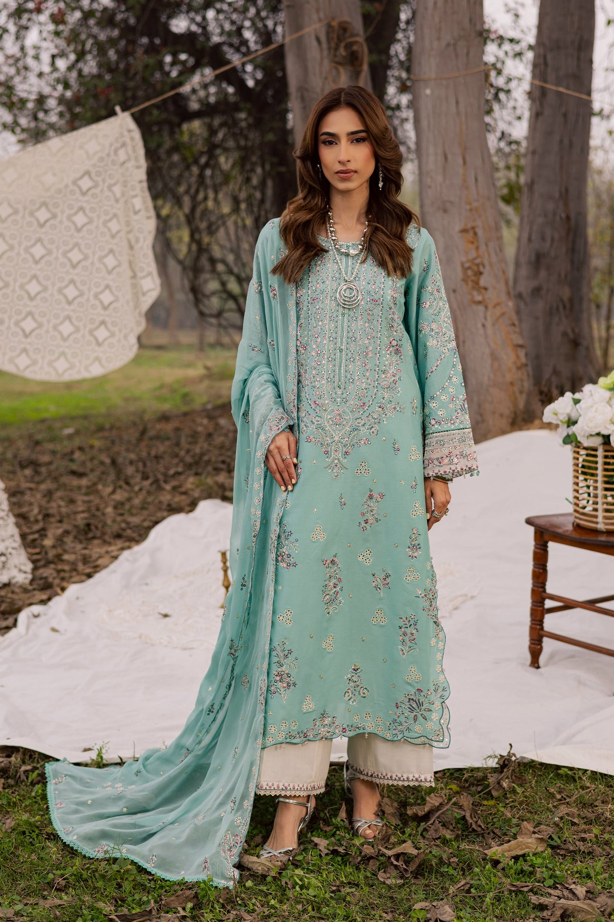Batik | Soleil Luxury Lawn Edit 26' | Emerald Toska 3Pc