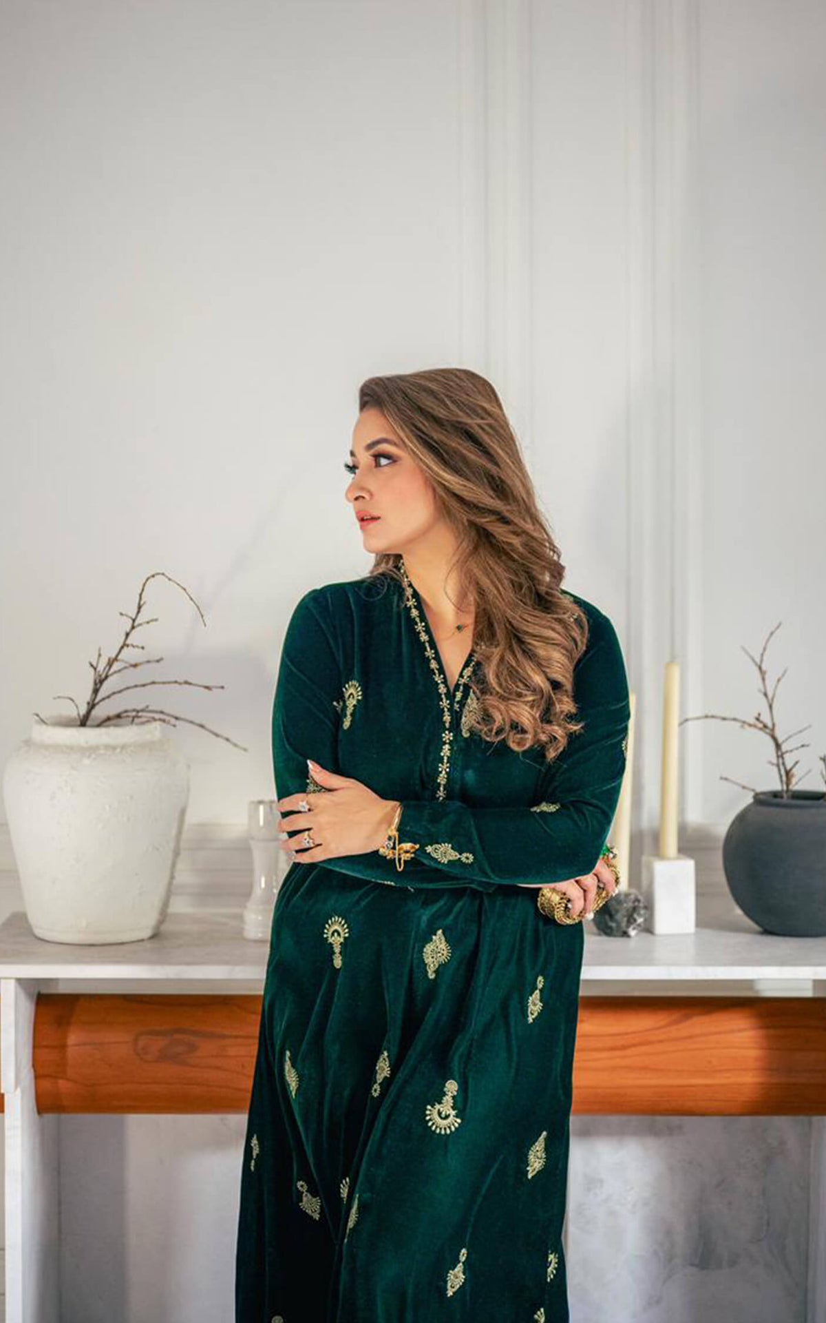 Asifa and Nabeel | Zephyr Formals | Emerald Royale Kaftan-5