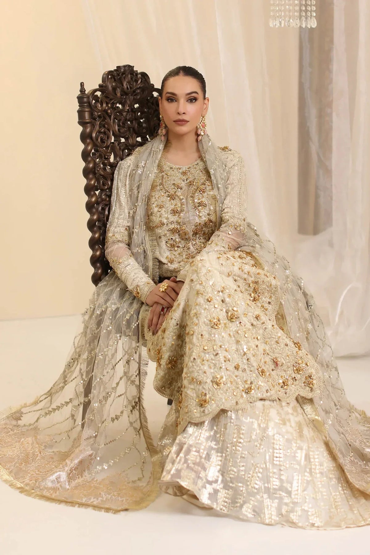 Musferah Saad | Ethereal Dream | Ivory Empress-6