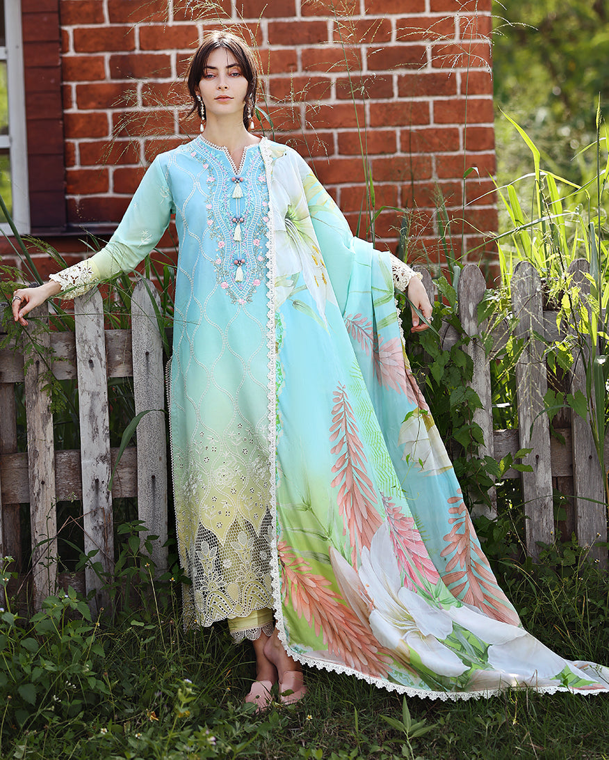 Mushq | Solace Ombre Chikankari | Ethereal Pause, image 6