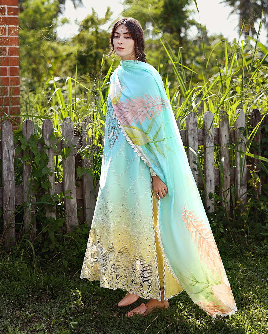 Mushq | Solace Ombre Chikankari | Ethereal Pause-2