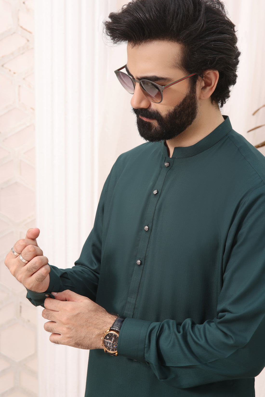 TGM | Men Fancy Wedding | Evergreen Jade (3 Piece)