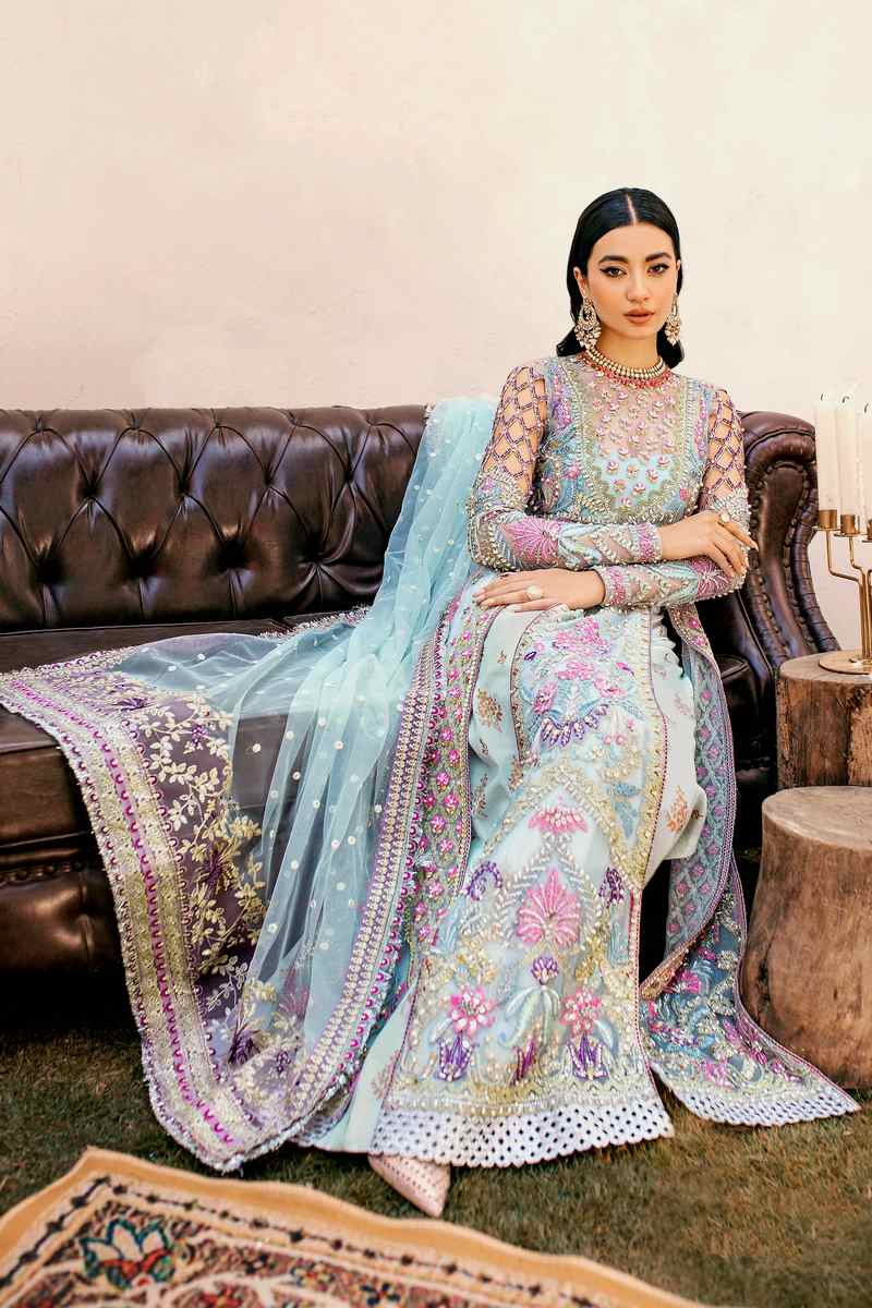 Ezra | Wedding Collection | Sibel by Designer Ezra - House of Maryam - Pakistani Designer Ethnic Wear in {{ shop.shopifyCountryName }}