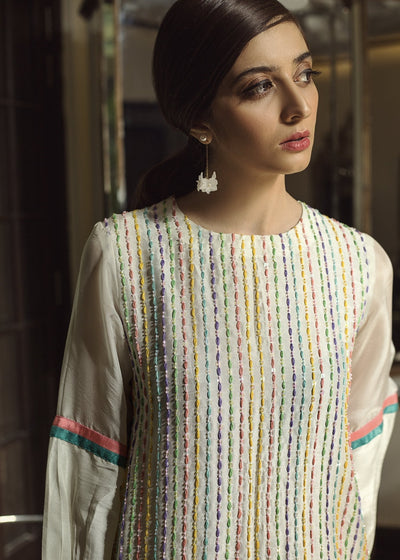Hana | Serendipity Ready to Wear | French Vanilla -  Hana Ladies Clothes - Original Designer Dress - House of Maryam