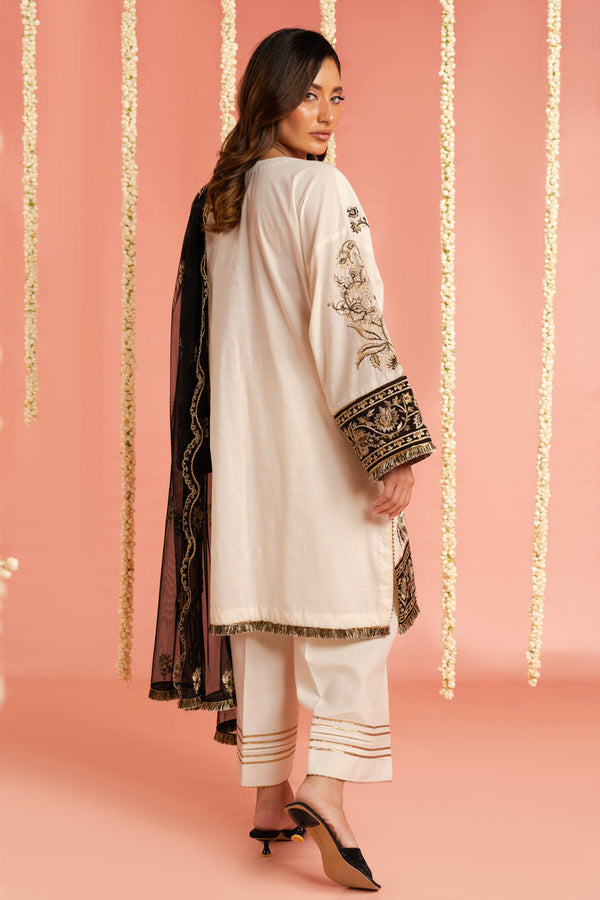Al Karam | Festive Summer 25 | RTS | SHIRT, TROUSER & DUPATTA 01 by Alkaram, image 2
